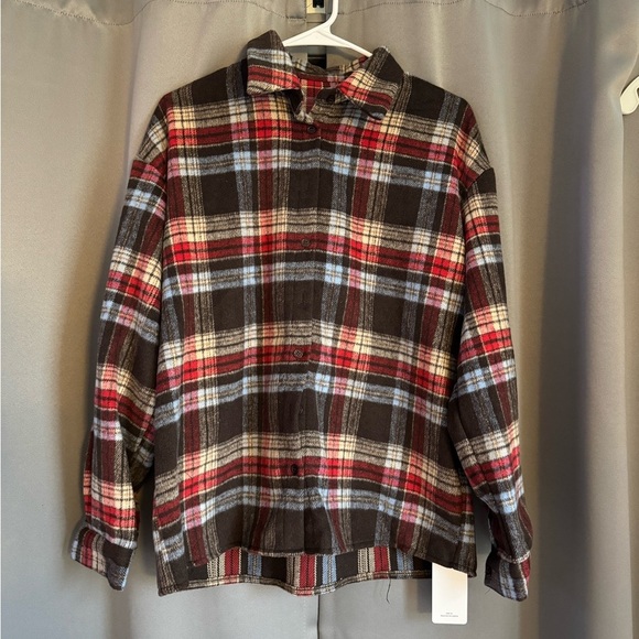 SHEIN Tops - Fall Fuzzy Flannel